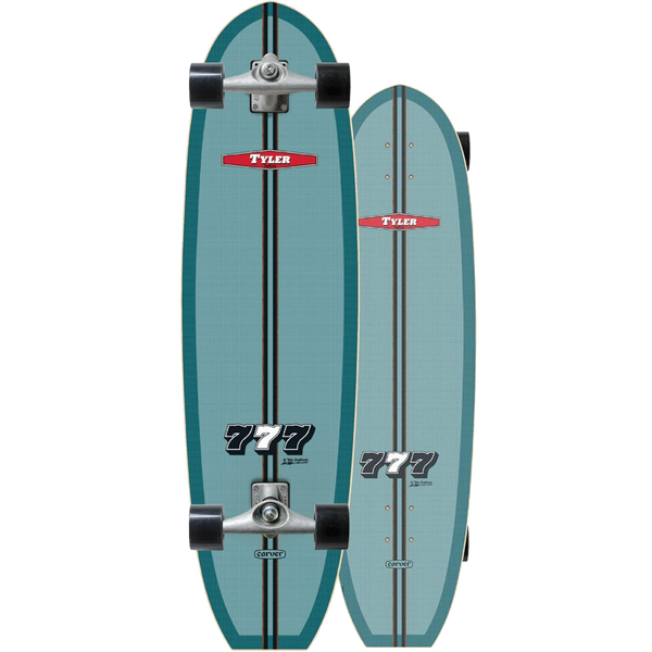 カーバースケートボードTYLER 777Surfskate 36.5 Carver Tyler 777 Surfskate 36.5″ Cruiser Longboard - C7 RAW -V1