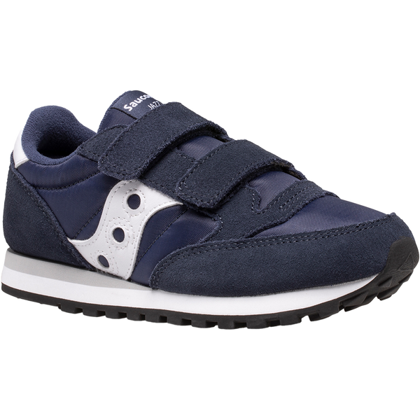 Saucony Jazz Double Hook & Loop Sneaker Grey/Silver/Pink