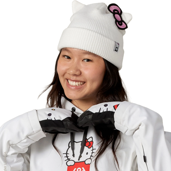 帽子 PELLICULE HELLO KITTY doodle beanie HELLO KITTY doodle beanie｜PELLICULE | ぺリキュール