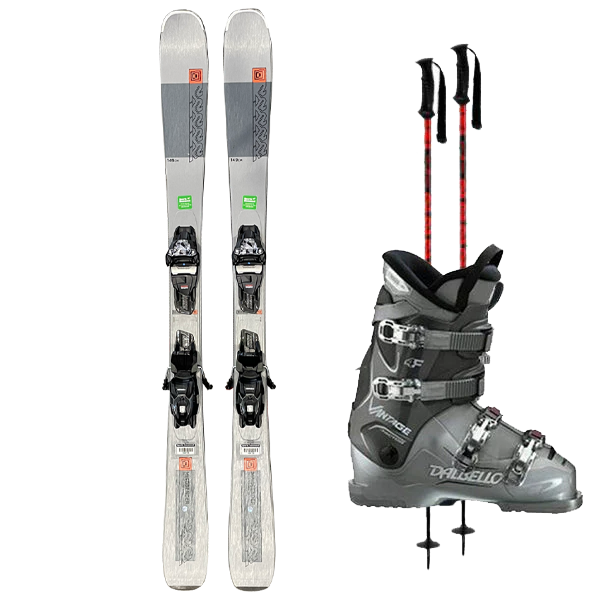 PURECONSCIOUS　スキー　152cm K2 Men's Mindbender RX Sport Ski Package – Sports Basement