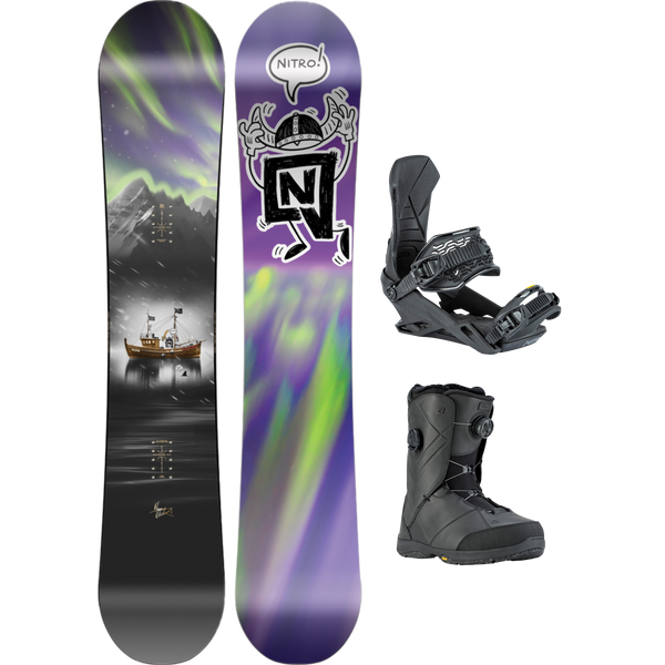 Nitro Team Pro Marcus Kleveland Demo Snowboard Package – Sports Nitro Team Pro Marcus Kleveland Demo Snowboard Package – Sports