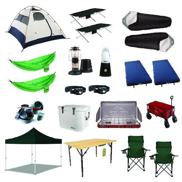 tent packages 2-Person Deluxe Car Camping Package