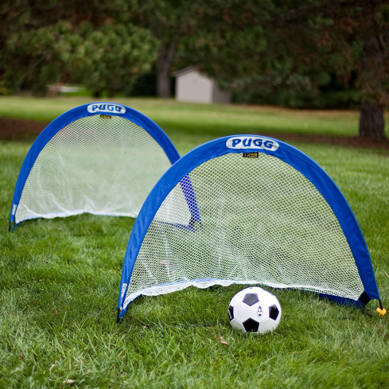 4 Foot Soccer Goal Set, Pugg 4 Foot Soccer Goal Set with ball