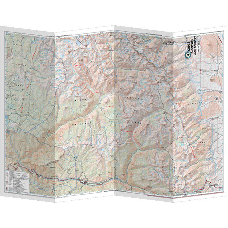 Sequoia - Kings Canyon High Country Map, Featured Image