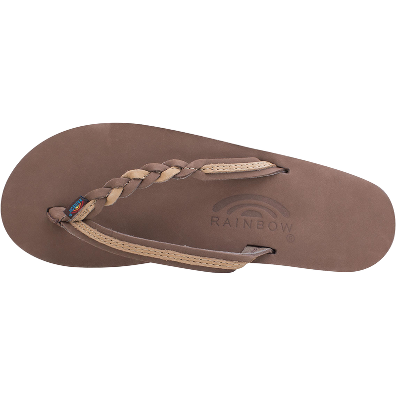 Women's Flirty Braidy, Rainbow Sandals Women's Flirty Braidy in Expresso Sierra Brown top