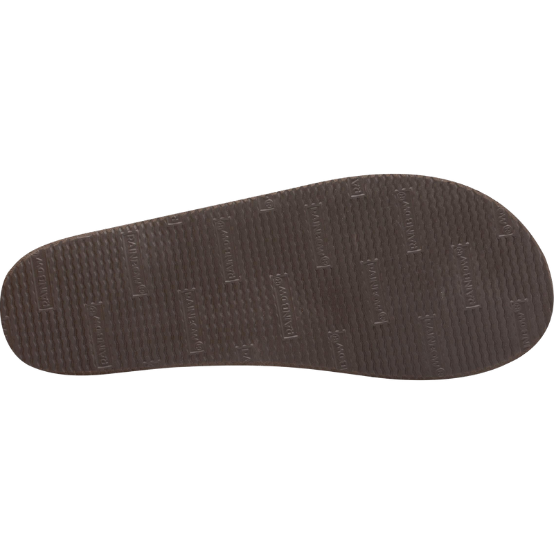 Women's Premier Leather Narrow Strap Sandal, Rainbow Sandals Women's Premier Leather Narrow Strap Sandal in Redwood bottom