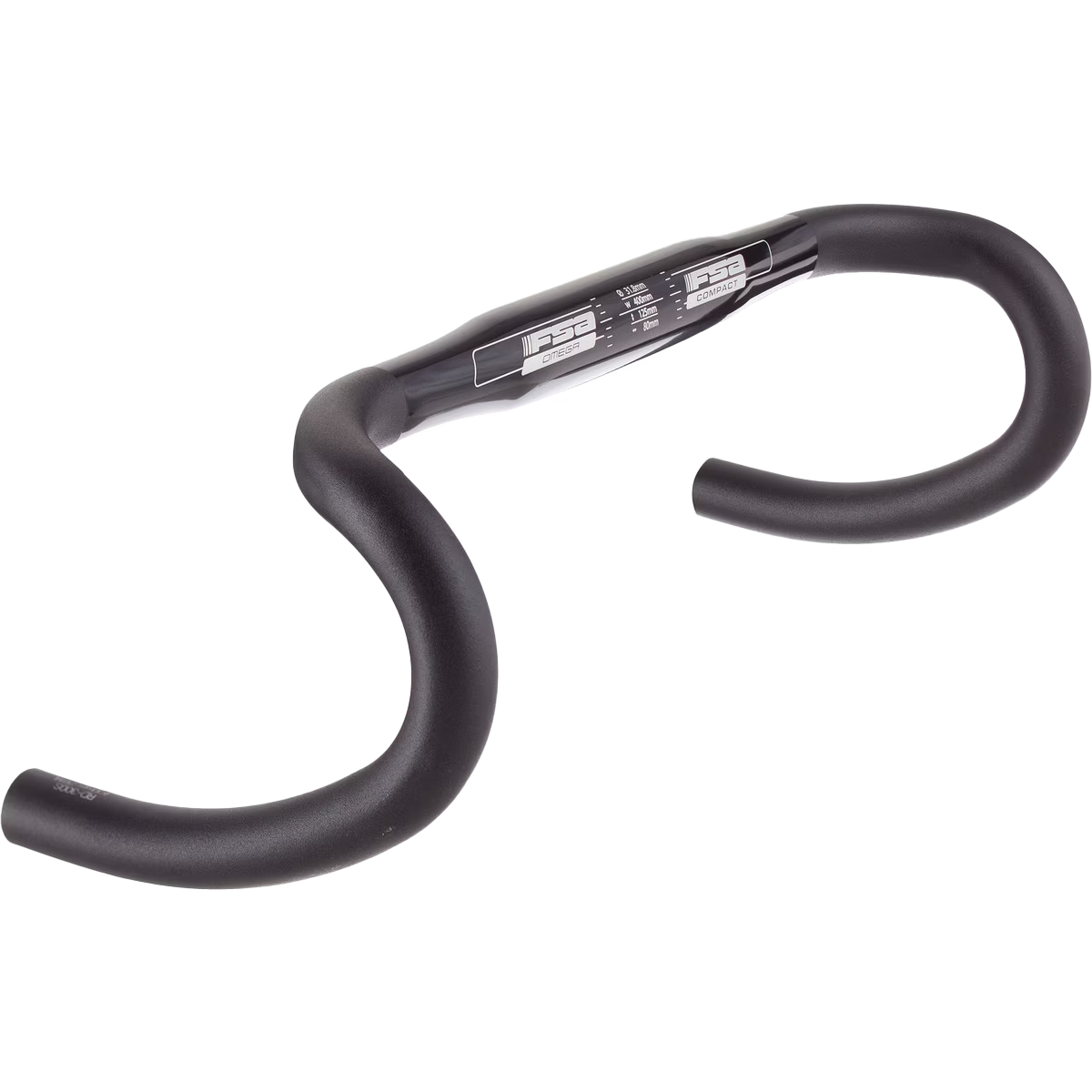 FSA Omega Compact 40cm 31.8 Road Handlebar Black alternate view