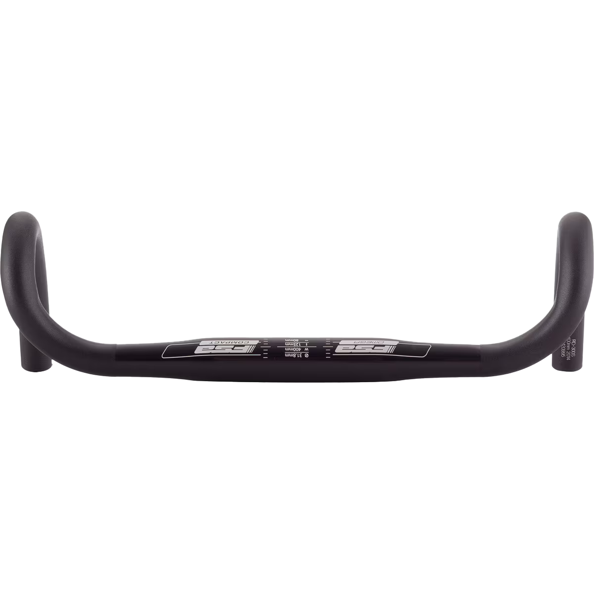 FSA Omega Compact 40cm 31.8 Road Handlebar Black alternate view