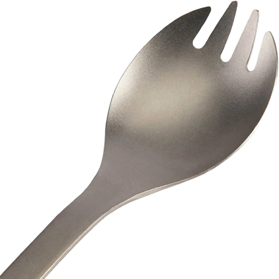Titanium Spork alternate view