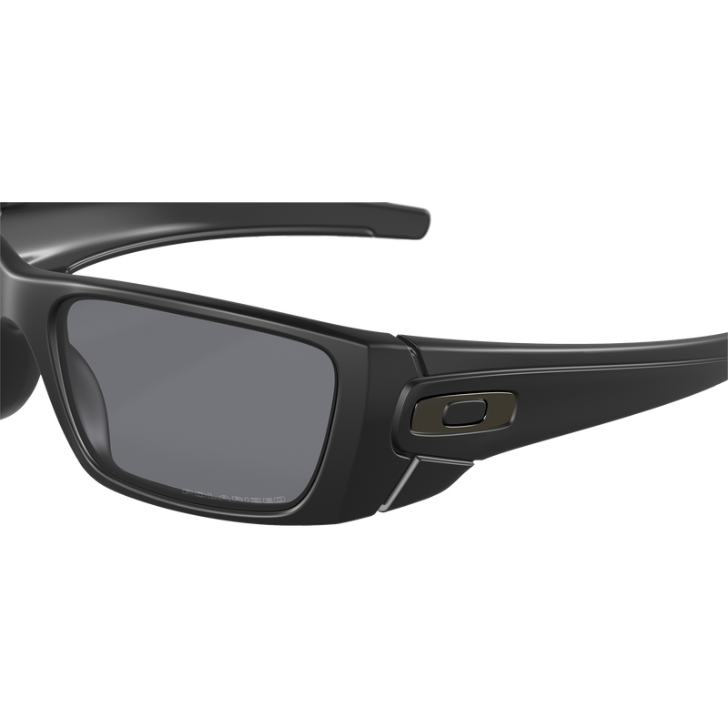 Fuel Cell - Matte Black/Gray Polarized, Oakley Fuel Cell Side Emblem 