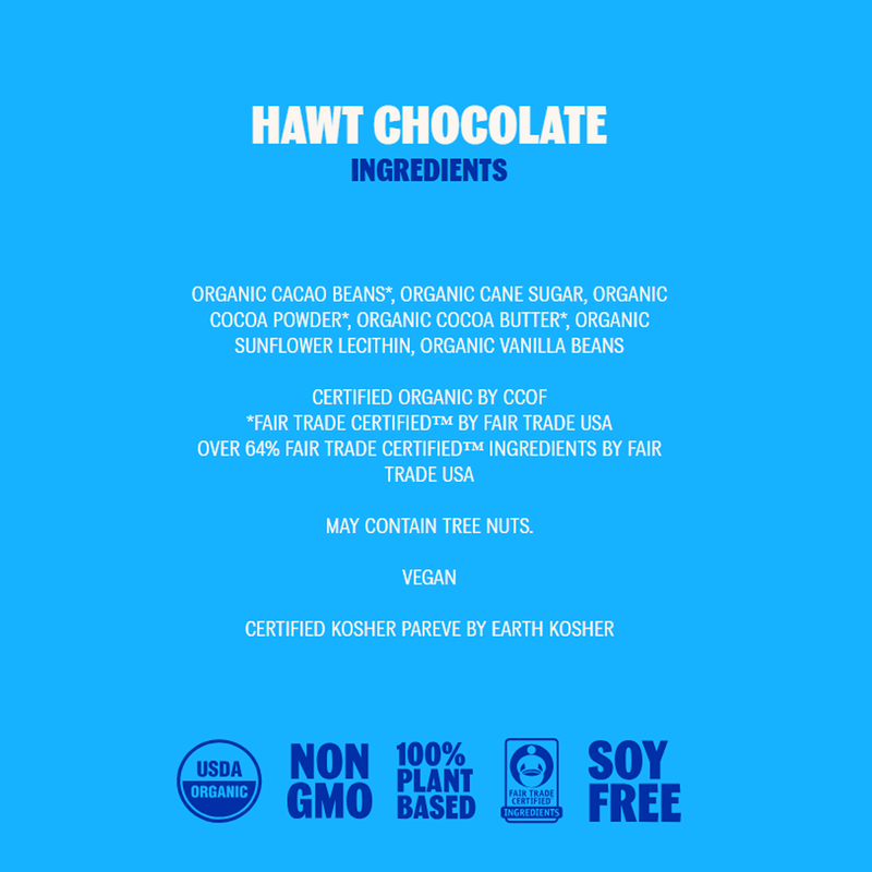 Hawt Drinking Chocolate, TCHO Hawt Drinking Chocolate Ingredients