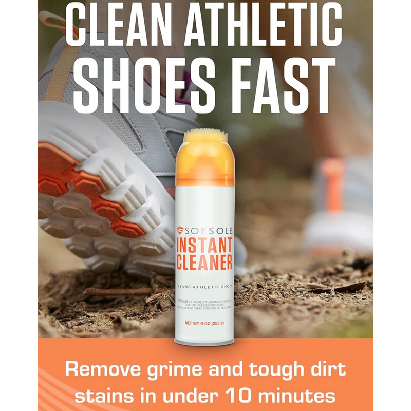 Instant Sneaker Cleaner 9 oz, Sof Sole Instant Sneaker Cleaner 9 oz infographic 1