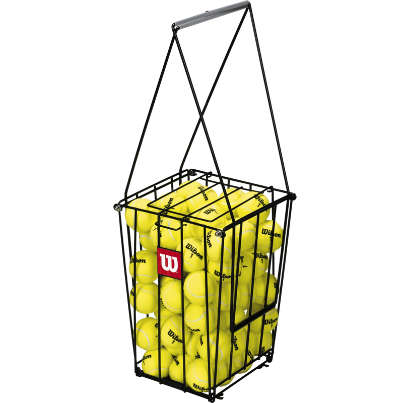 75 Ball Pick-Up Hopper, Wilson 75 Ball Pick-Up Hopper handles up