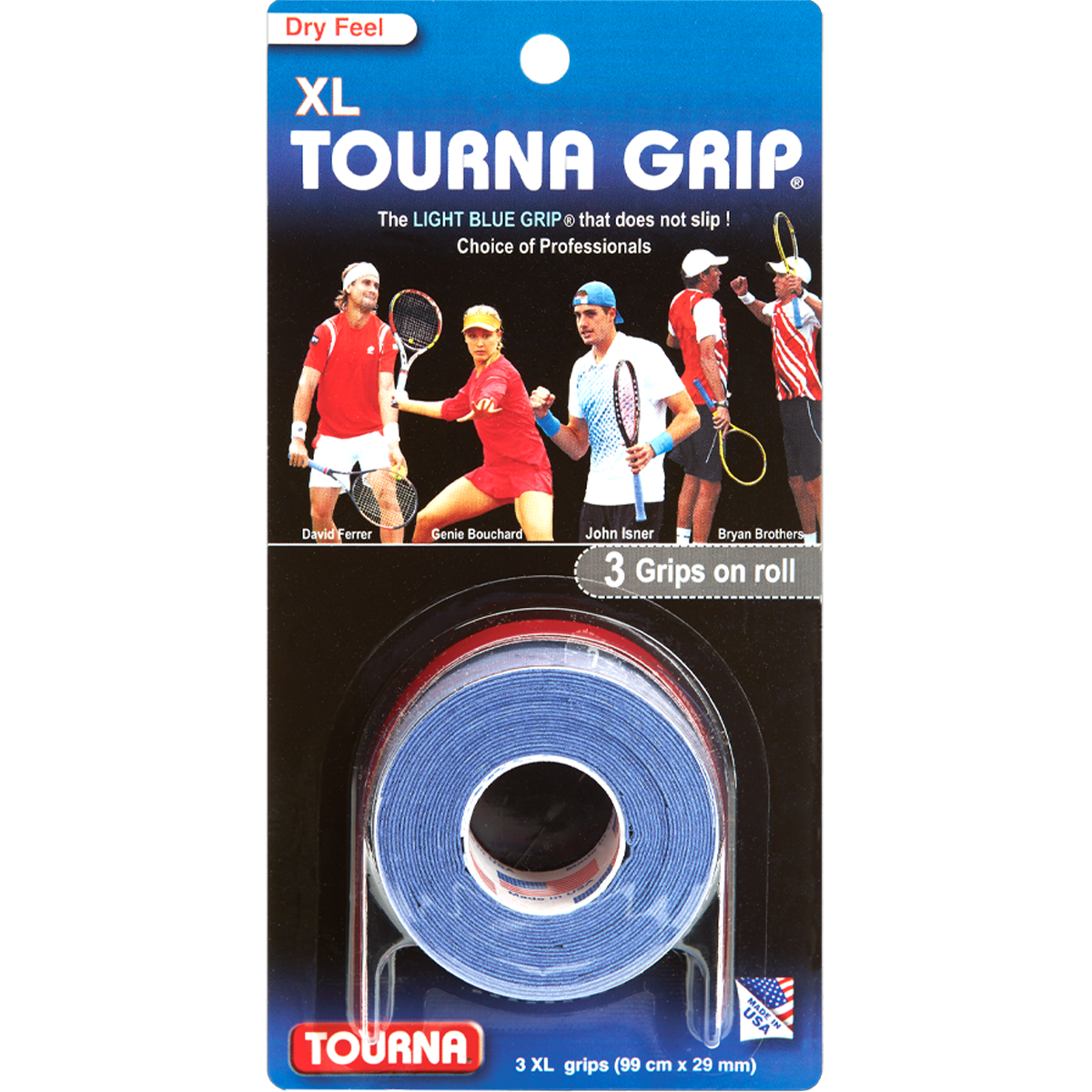 Tourna Grip XL 3 Grips alternate view