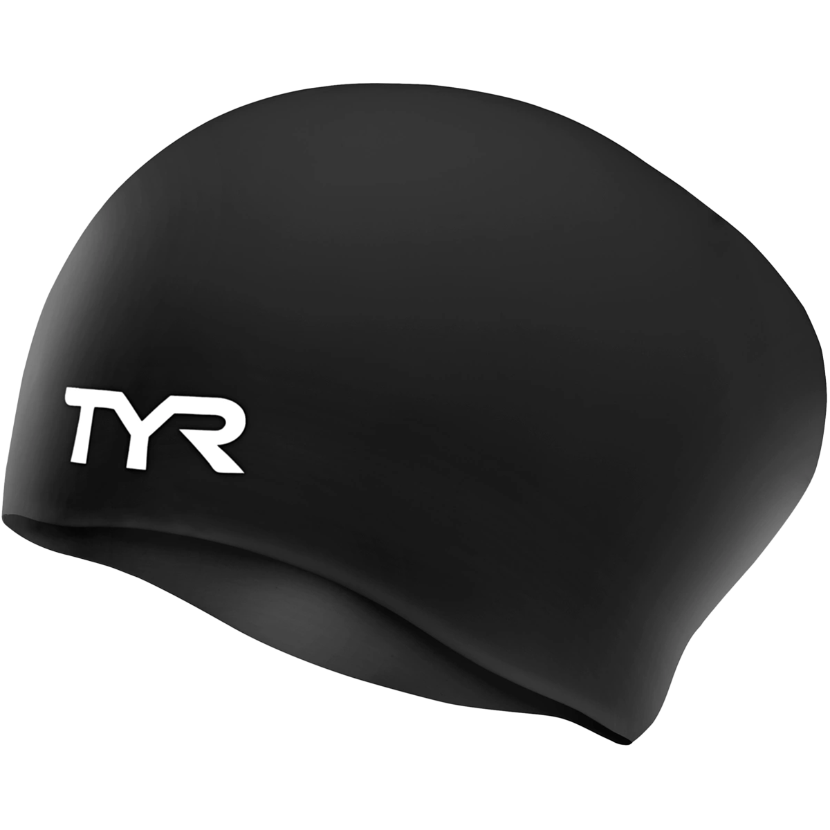 TYR Long Hair Wrinkle-Free Cap Black