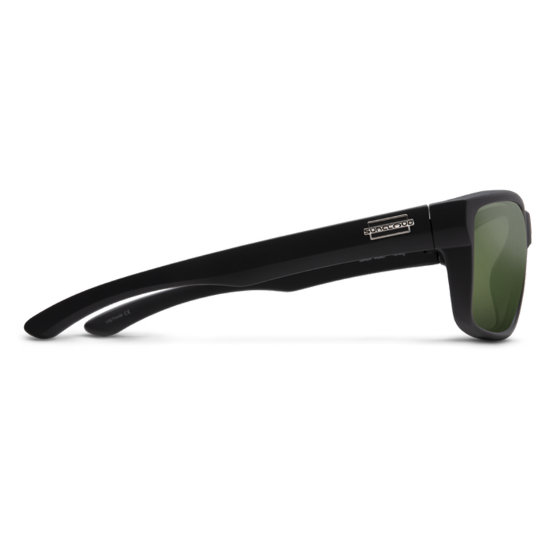 Mayor - Matte Black/Gray Polarized, Suncloud Mayor Side