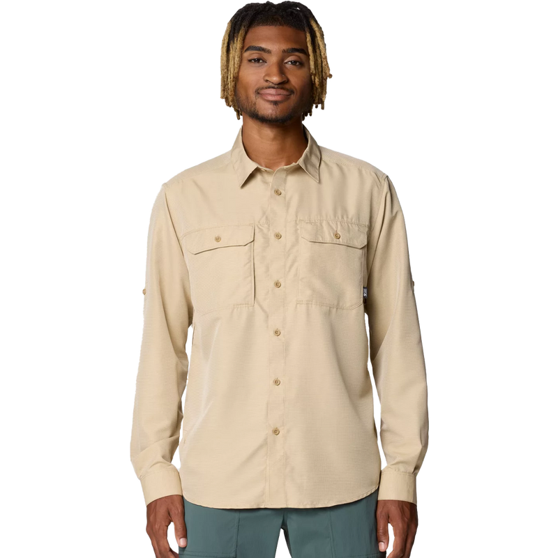 Mountain Hardwear Men's Canyon Shirt Long Sleeve in Moab Tan