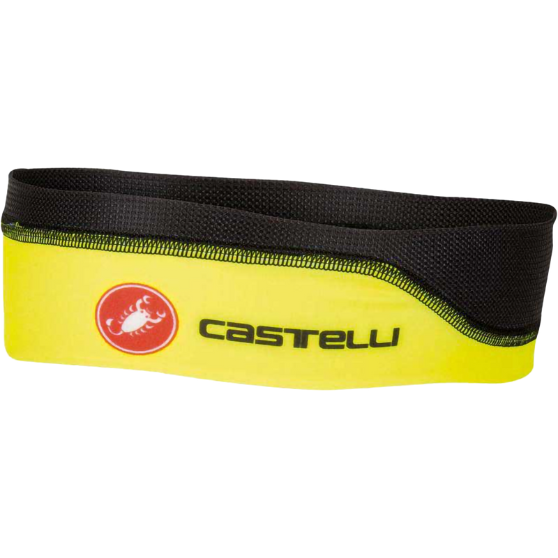 Castelli Summer Headband in Black/FluorescentYellow