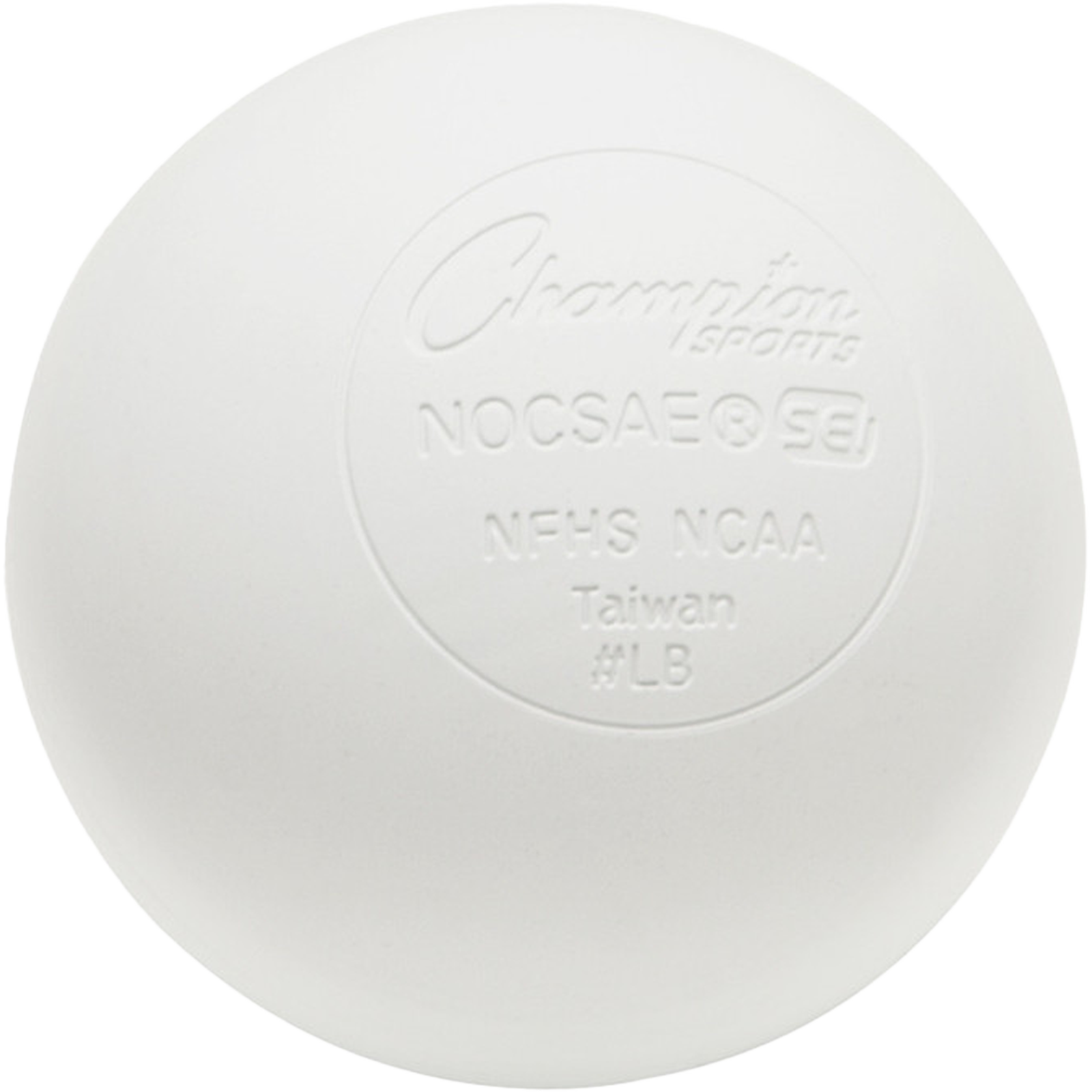 NOCSAE Lacrosse Ball alternate view