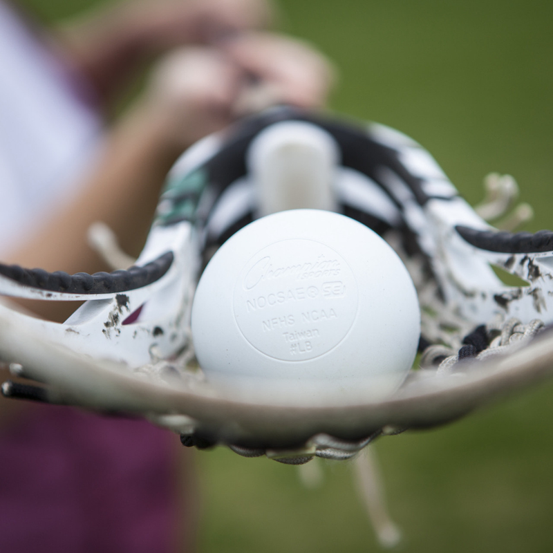 NOCSAE Lacrosse Ball, Champion Sports NOCSAE Lacrosse Ball on field