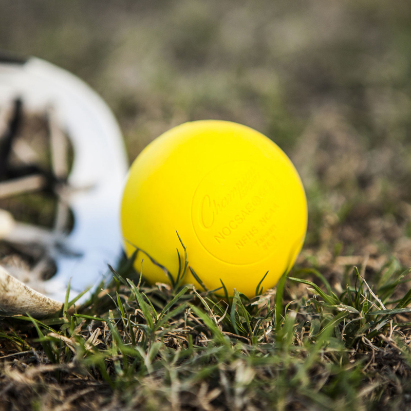 NOCSAE Lacrosse Ball, Champion Sports NOCSAE Lacrosse Ball on field