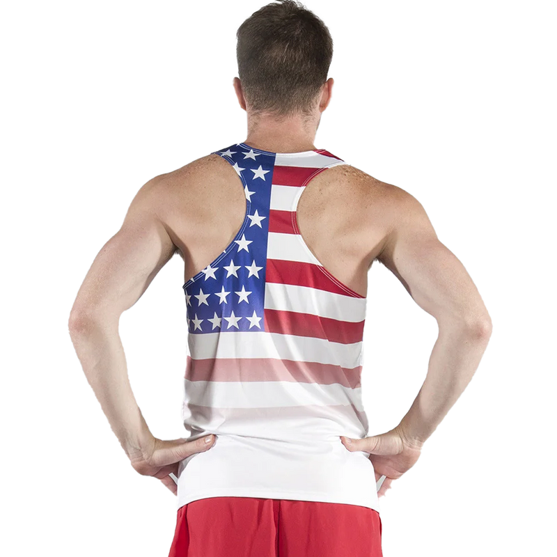 Men's Racer Back Singlet, BOA Men's Racer Back Singlet back