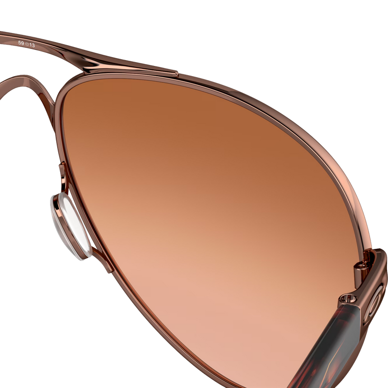 Feedback - Rose Gold/Vr50 Brown Gradient, Oakley Feedback - Rose Gold/Vr50 Brown Gradient right back lens