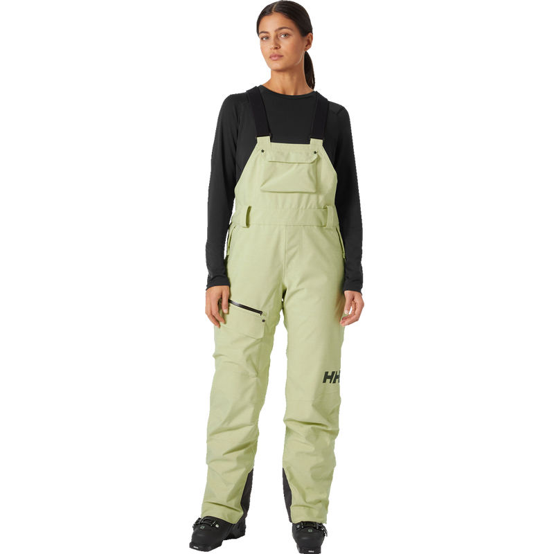 Women's Powderqueen Bib Pant, Helly Hansen Women's Powderqueen Bib Pant front