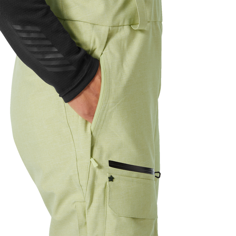 Women's Powderqueen Bib Pant, Helly Hansen Women's Powderqueen Bib Pant pocket