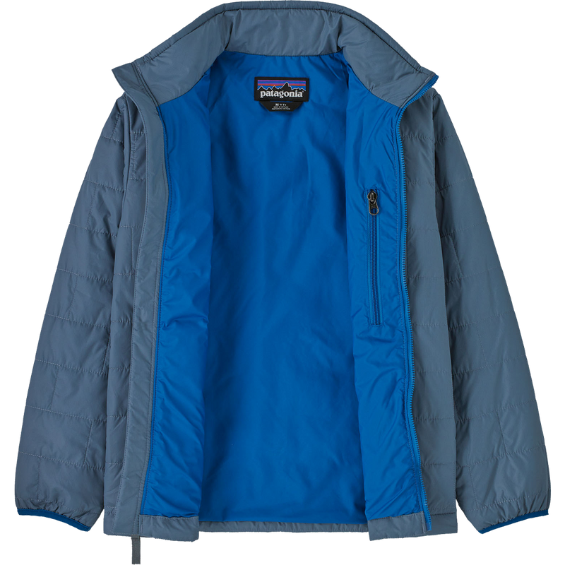 Youth Nano Puff Brick Quilted Jacket, Patagonia Boys' Nano Puff Jacket open