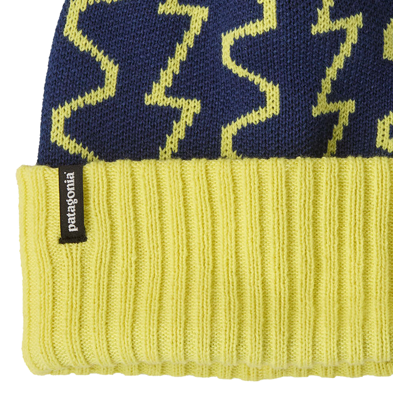 Youth Powder Town Beanie, Patagonia Youth Powder Town Beanie logo