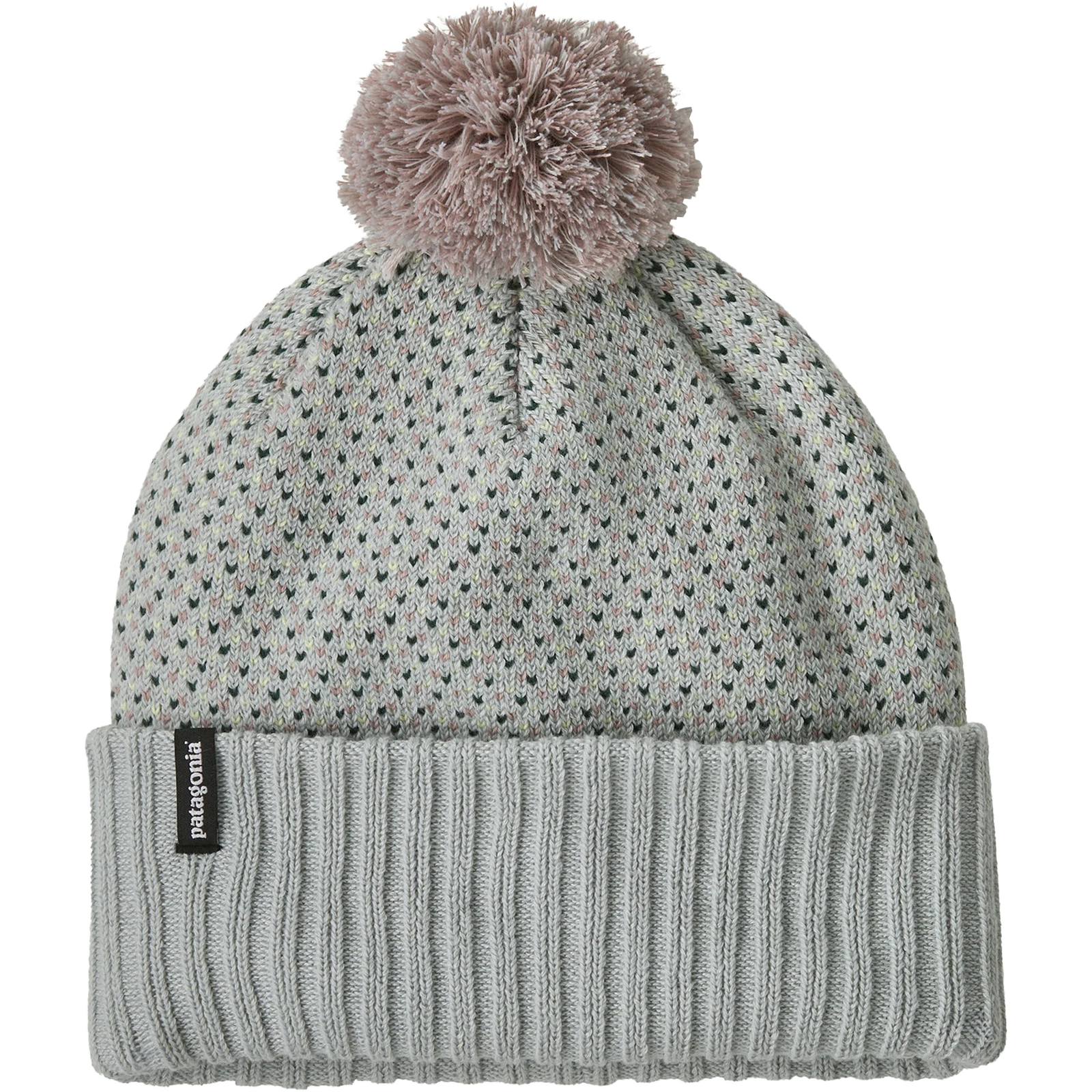 Patagonia Youth Powder Town Beanie in Confetti/Virtually Blue