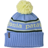 Patagonia Youth Powder Town Beanie in Park Stripe Diver Blue
