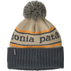 Patagonia Youth Powder Town Beanie in Park Stripe/Weathered Stone