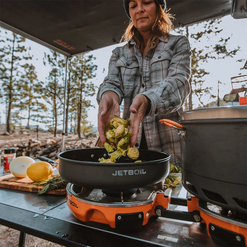 Jetboil Genesis 2 Burner, Jetboil Genesis 2 Burner in use