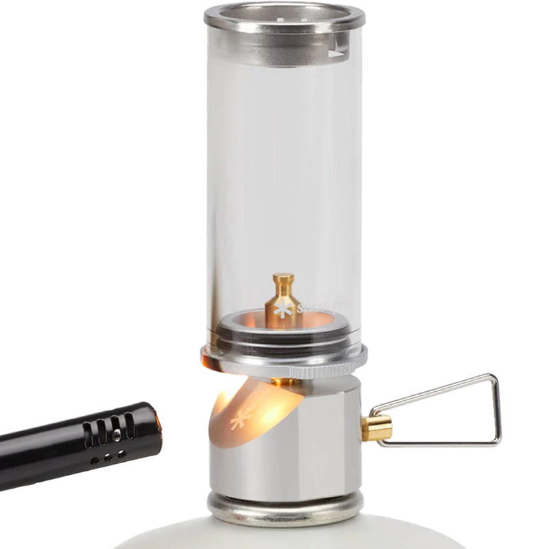 Mini Flame, Snow Peak Mini Flame being lit
