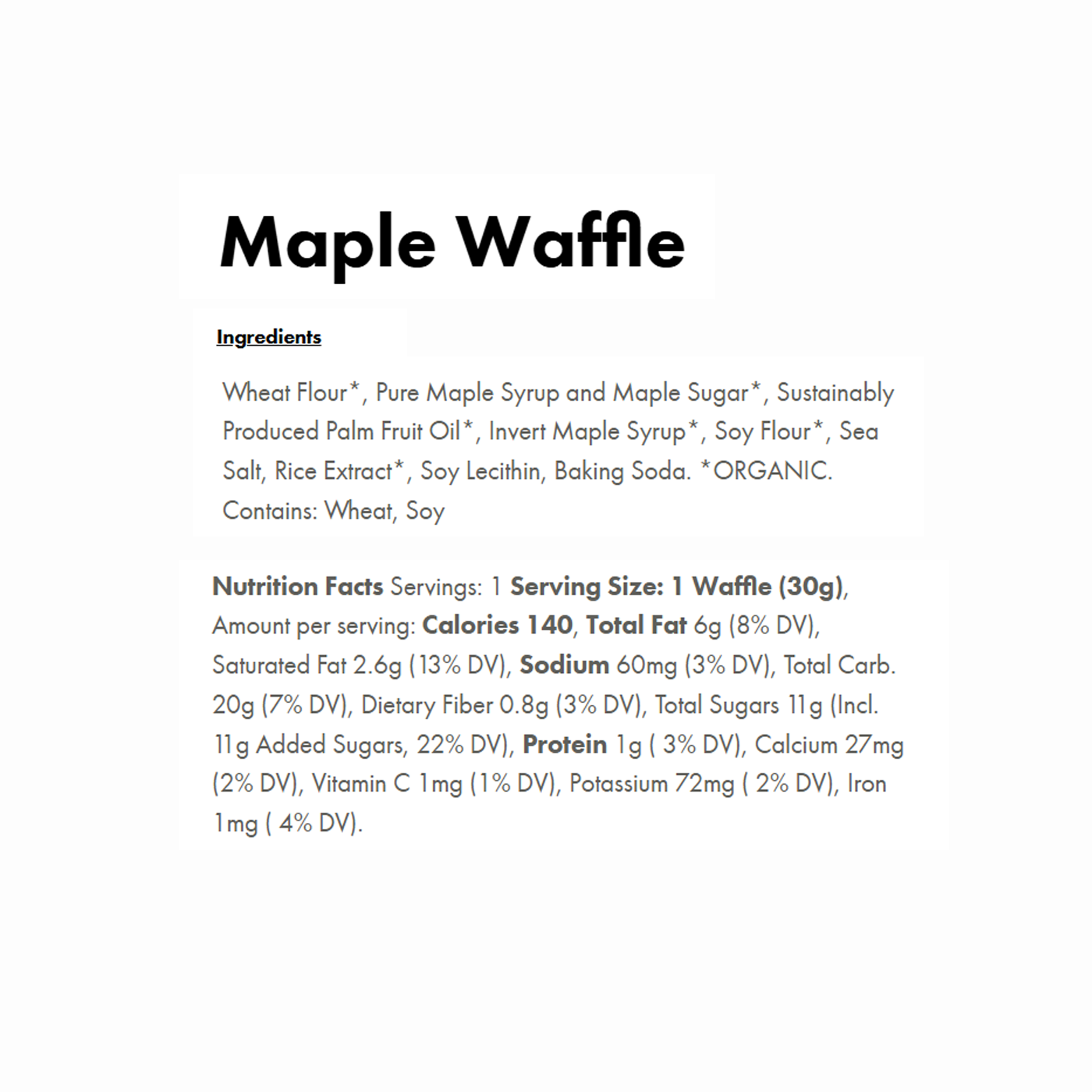 Maple Waffle alternate view