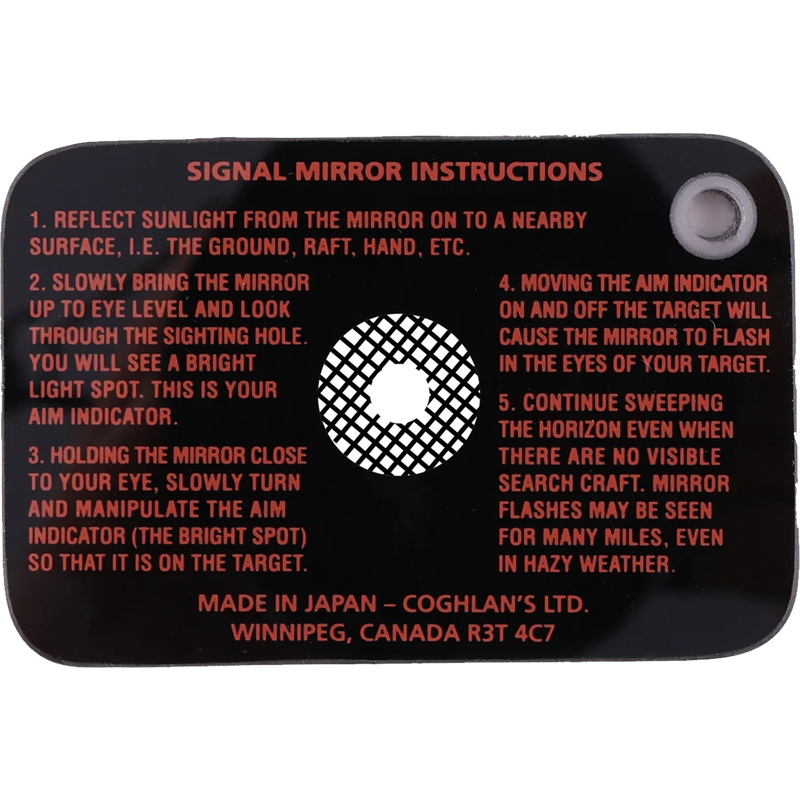 Signal Mirror, Coghlan's Signal Mirror back