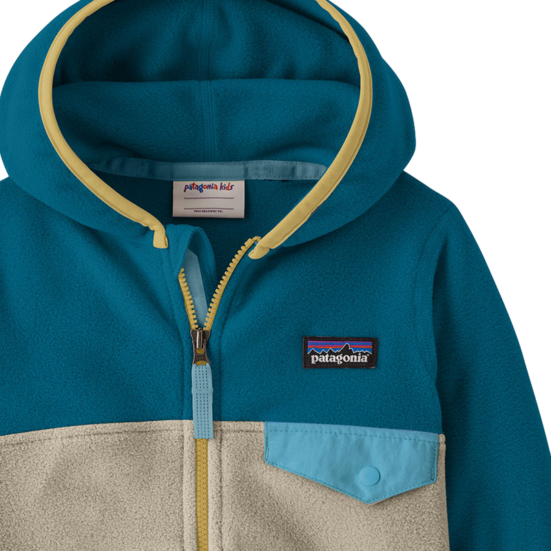 Youth Baby Micro D Snap-T Jacket, Patagonia Baby Micro D Snap-T Fleece chest zipper and pocket