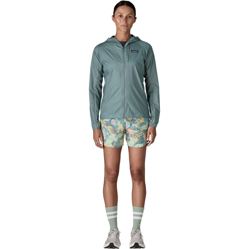 Women's Houdini Jacket, Patagonia Women's Houdini Jacket in BLSG Blue Sage front full length