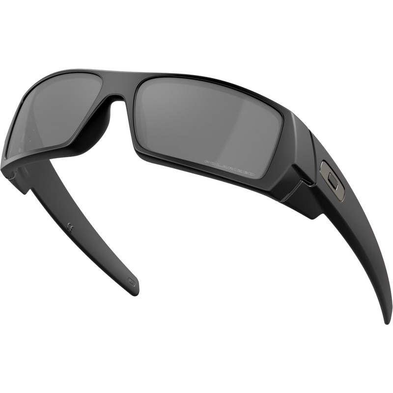 GasCan - Matte Black/Black Iridium Polarized, Oakley GasCan - Matte Black/Black Iridium Polarized front left bottom