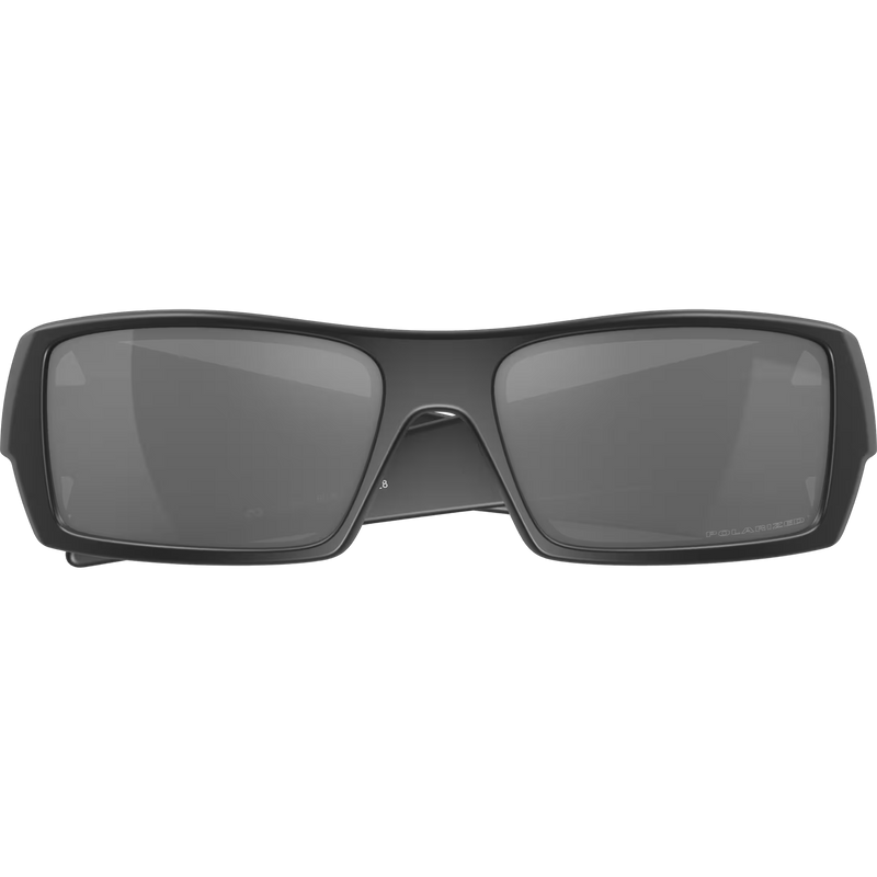 GasCan - Matte Black/Black Iridium Polarized, Oakley GasCan - Matte Black/Black Iridium Polarized front folded