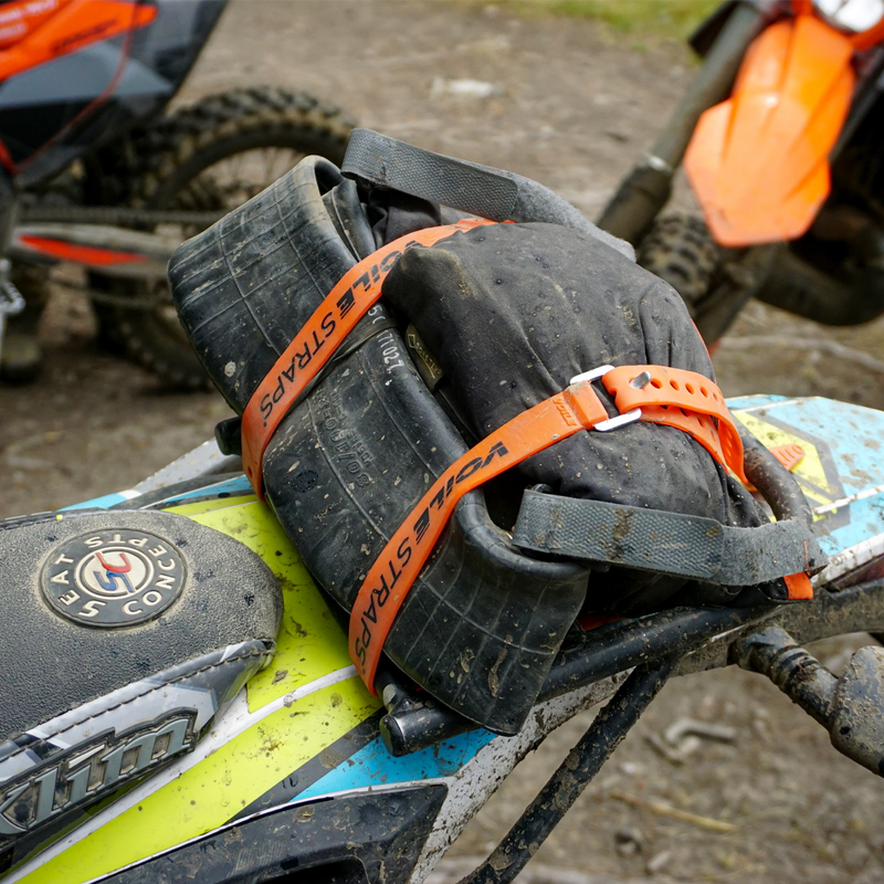 Aluminum Buckle 15" Strap, Voile Aluminum Buckle Strap on motorcycle