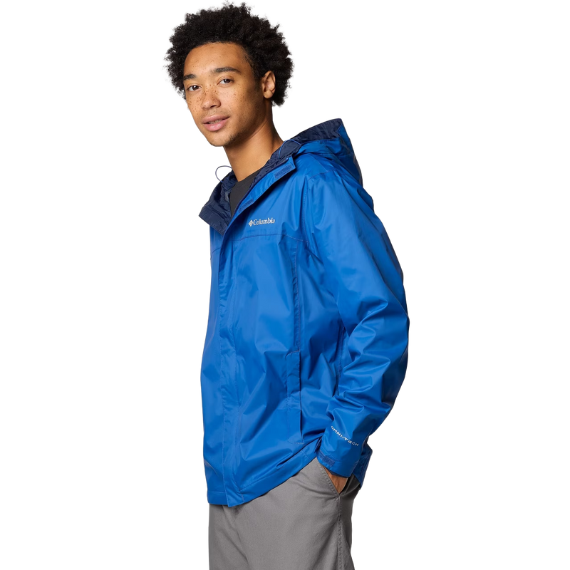 Men's Watertight II Jacket, Columbia Men's Watertight II Jacket in Mountain Blue left side