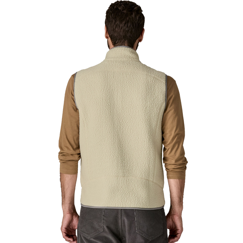 Men's Retro Pile Vest, Patagonia Men's Retro Pile Fleece Vest back