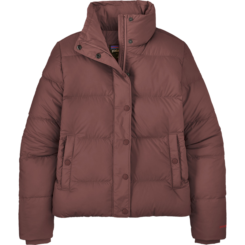 Patagonia Women's Silent Down Jacket in Dark Ruby