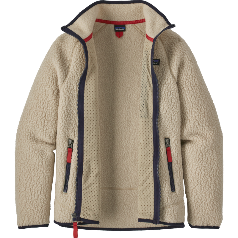 Youth Retro Pile Jacket, Patagonia Youth Retro Pile Jacket open