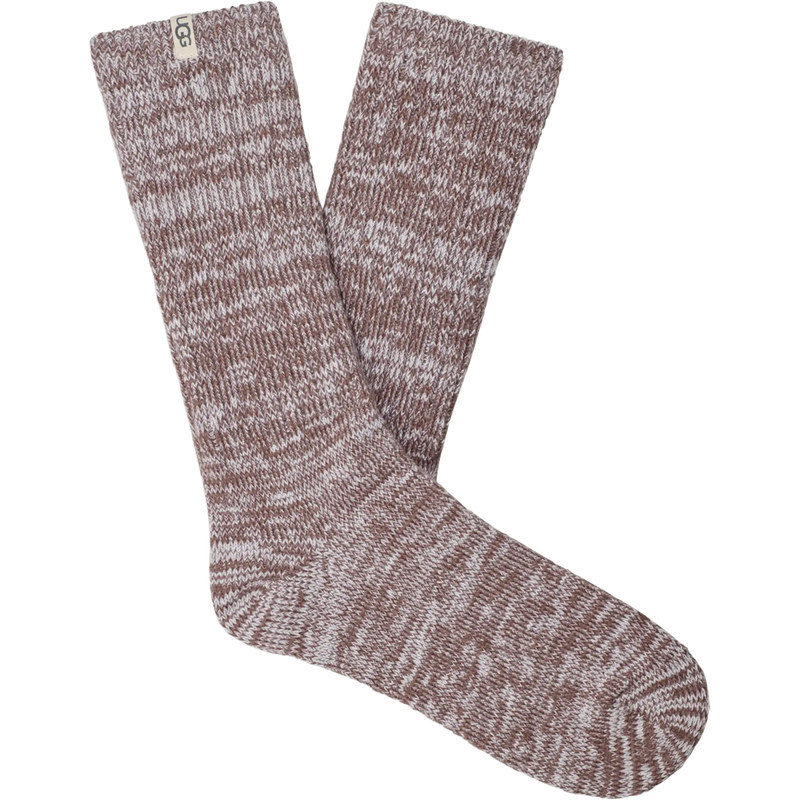 Women's Rib Knit Slouchy Crew Sock, Featured Image