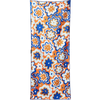Groovy Flowers Blue Orange
