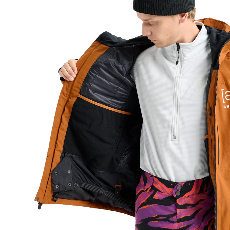 Men's AK Gore-Tex Swash Jacket, Burton Men's AK Gore-Tex Swash Jacket in EZA-Chestnut Brown liner